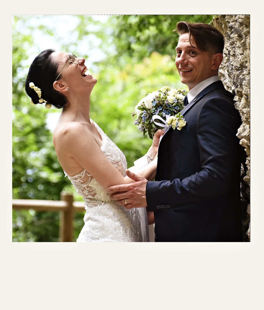 Sposa che sorride